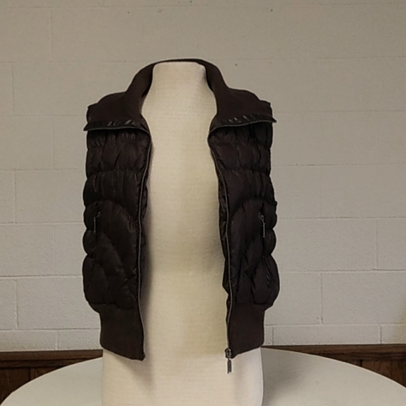 Ladies brown Express Vest, Sz large - Picture 4 of 5